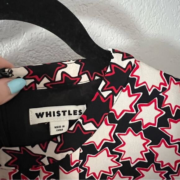 Whistles Star Print Mini Dress - Picture 7 of 12